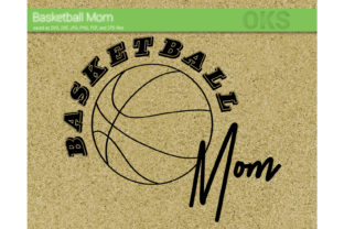 Basketball Mom Vector for Crafts and Graphics