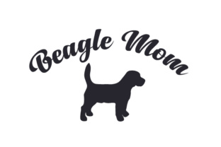 Beagle Mom: A Versatile Graphic Design Asset for Dogs and Crafts