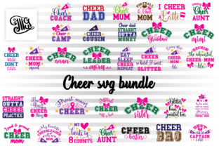Cheer Bundle Graphics for Crafts and Branding