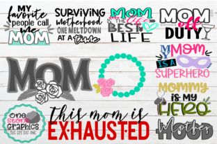 Mom Bundle Graphics for Crafts and Digital Selling