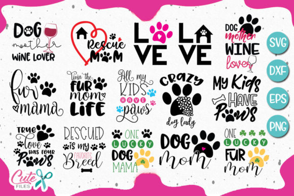 Mom Dog Life Bundle: A Crafts & Graphics Asset Review