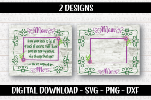 Mothers Day Mom Frame Graphics for Crafts