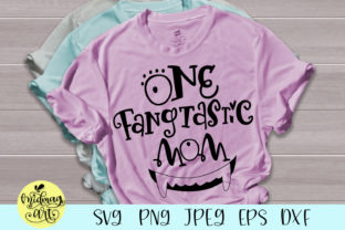 One Fangtastic Mom SVG for Crafts and Graphics