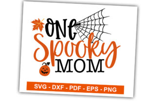 One Spooky Mom: A Graphic Design Asset for Crafts and Creative Projects