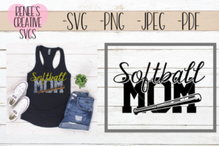 Softball Mom Sports Graphics for Crafts