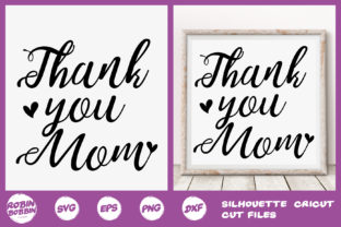 Thank You Mom Graphics for Crafts and Content Publishing